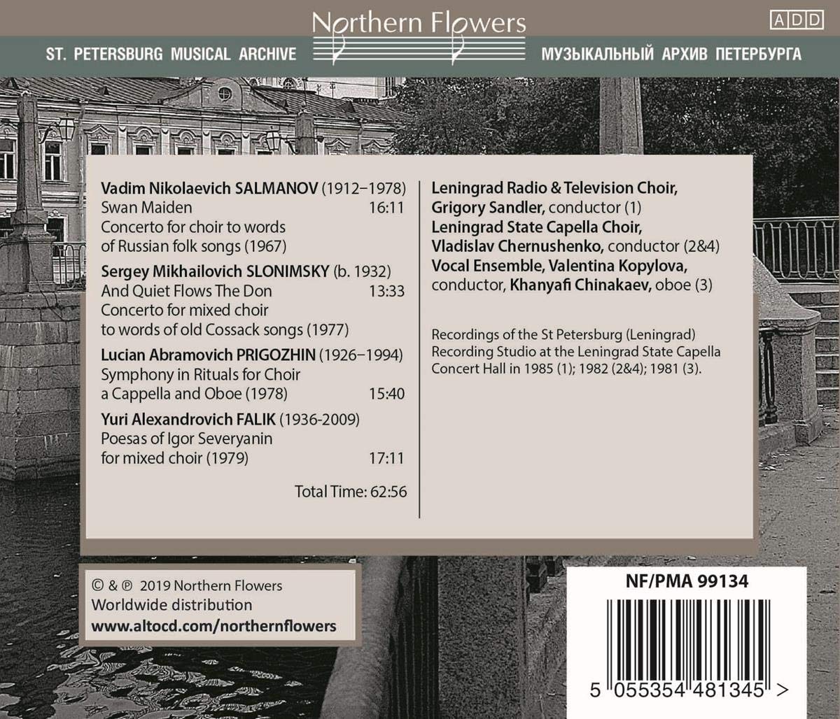 LENINGRAD CHOIR CONCERTOS - Salmanov, Slonimsky, Prighozin, Falik