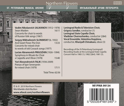LENINGRAD CHOIR CONCERTOS - Salmanov, Slonimsky, Prighozin, Falik