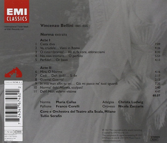 Bellini: Norma (excerpts) - MARIA CALLAS, TULLIO SERAFIN
