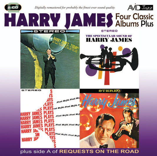 HARRY JAMES - Four Classic Albums (HARRY JAMES AND HIS NEW SWINGIN BAND / HARRY JAMES TODAY / HARRY JAMES PLAYS NEAL HEFTI / THE SPECTACULAR SOUND OF HARRY JAMES) (2 CDs)