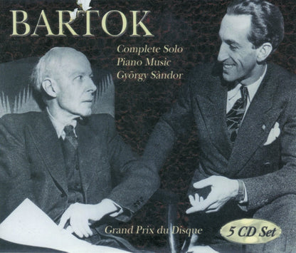 BARTOK: COMPLETE SOLO PIANO MUSIC - GYORGY SANDOR (5 CDS)