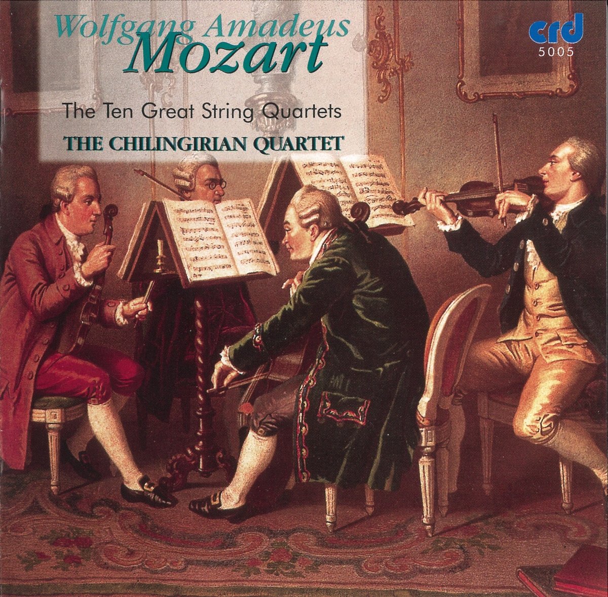 MOZART: THE GREAT STRING QUARTETS - CHILINGIRIAN QUARTET (5 CDS)