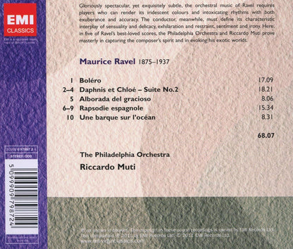 Ravel: Bolero; Daphnis et Chloe, Une Barque sur l'Ocean, Rapsodie Espagnole - Riccardo Muti, Philadelphia Orchestra