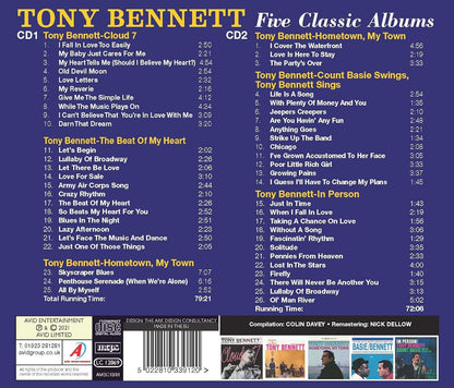 TONY BENNETT - Five Classic Albums (2 CDs)