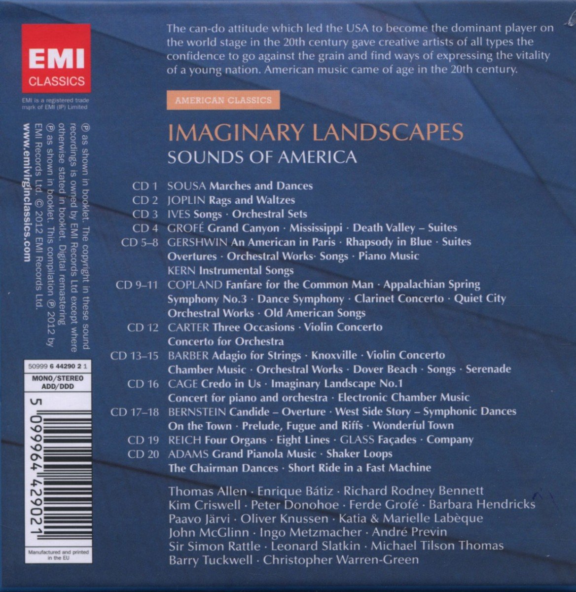 IMAGINARY LANDSCAPES: SOUNDS OF AMERICA (20 CDS)
