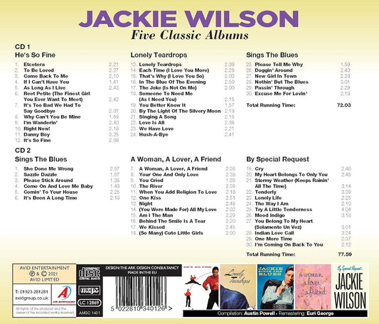 JACKIE WILSON - Five Classic Albums (2 CDS)