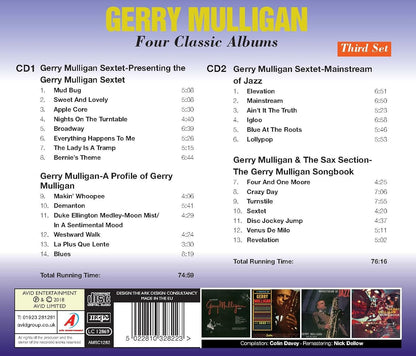 GERRY MULLIGAN - Four Classic Albums (2 CDs)