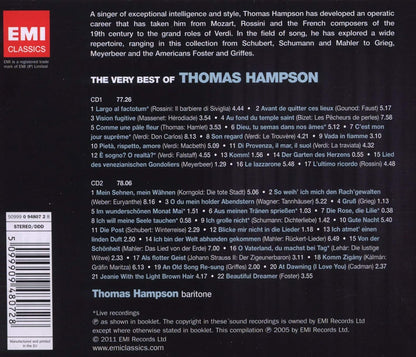 THOMAS HAMPSON - The Very Best Of Thomas Hampson (2 CDS)