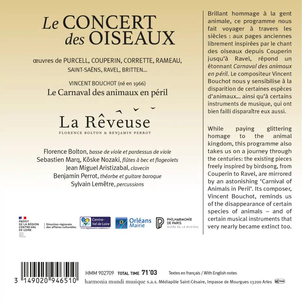Le concert des oiseaux & A carnival of the animals in peril - La Rêveuse