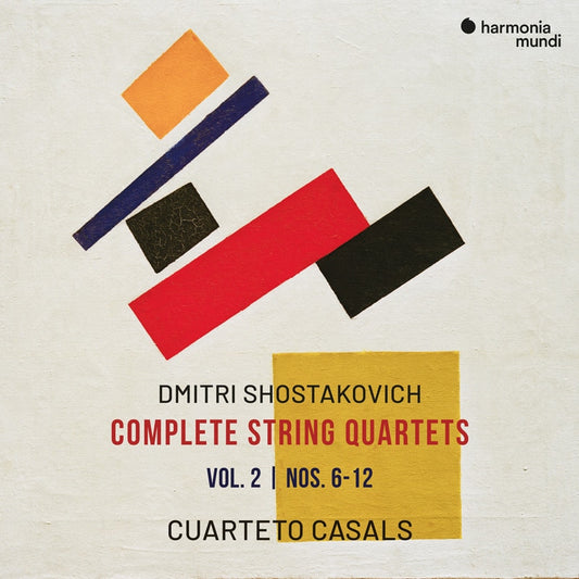 Shostakovich: Complete String Quartets, Vol. 2 (Nos. 6-12) - Cuarteto Casals (2 CDs)