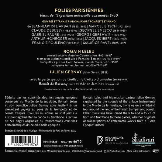 Folies parisiennes: Paris, from the Exposition Universelle to the 1950s Romain Leleu, Julien Gernay