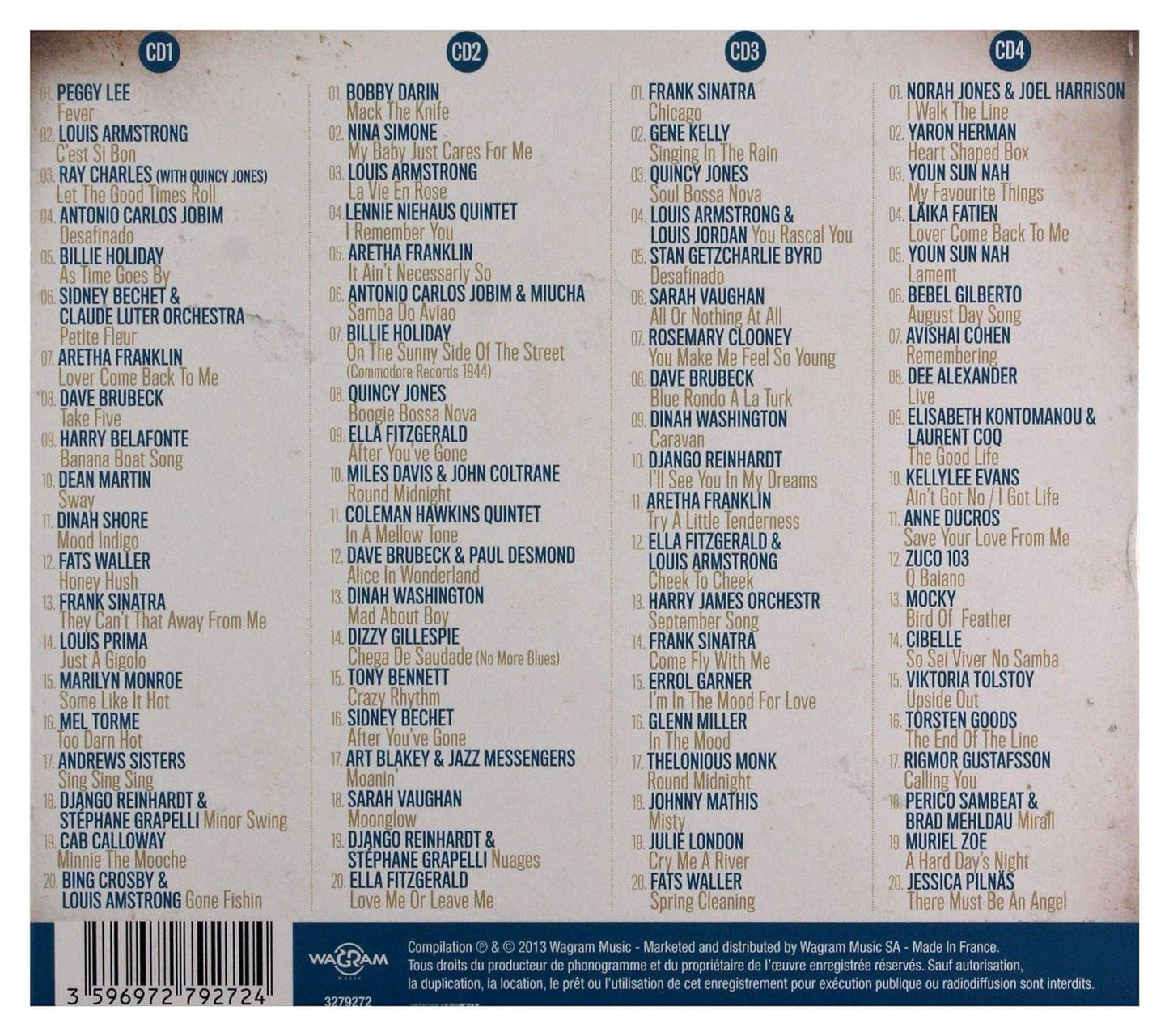 SUMMERTIME JAZZ (4 CDS)