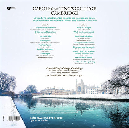CAROLS FROM KING'S COLLEGE CAMBRIDGE: KING'S COLLEGE CHOIR CAMBRIDGE (VINYL LP)