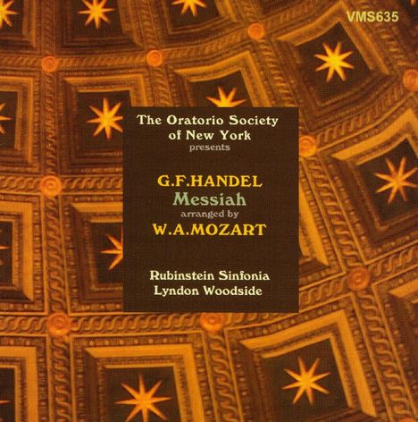 HANDEL, George Frideric: Messiah (arr. Mozart) - The Oratorio Society of New York (2 CDs)