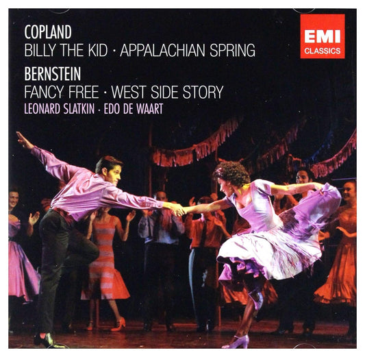Copland: Billy The Kid, Appalachian Spring, Rodeo; Bernstein: Fancy Free, West Side Story, On The Town - Edo De Waart, Leonard Slatkin (2 CDs)
