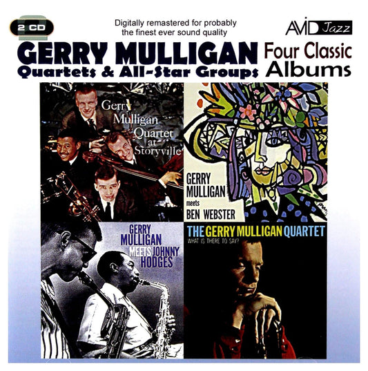 GERRY MULLIGAN - Four Classic Albums (Gerry Mulligan Meets Johnny Hodges / What Is There To Say? / Gerry Mulligan Meets Ben Webster / Gerry Mulligan Quartet At Storyville)
