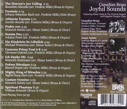 Joyful Sounds - Canadian Brass feat. Douglas Haas, Elmer Isler & The Festival Singers
