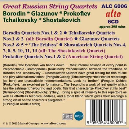 GREAT RUSSIAN STRING QUARTETS (PDF BOOKLET)