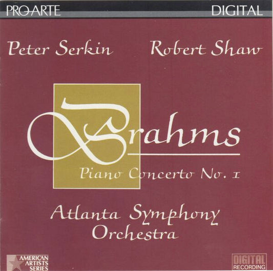 BRAHMS: PIANO CONCERTO NO. 1 - PETER SERKIN, ROBERT SHAW, ATLANTA SYMPHONY (DIGITAL DOWNLOAD)