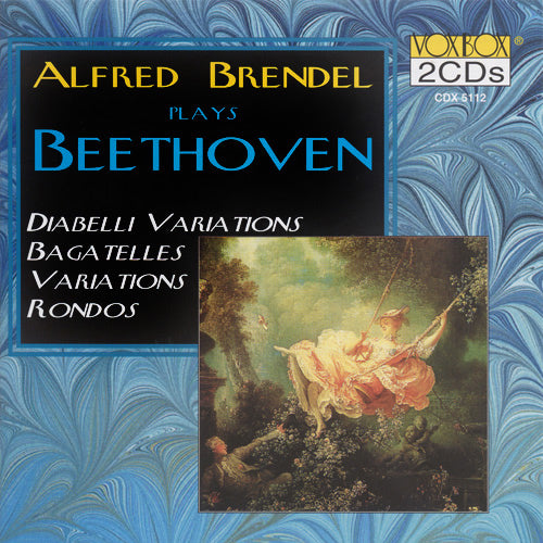 BEETHOVEN: DIABELLI VARIATIONS, BAGATELLES, VARIATIONS, RONDOS - ALFRED BRENDEL (2 CDS)