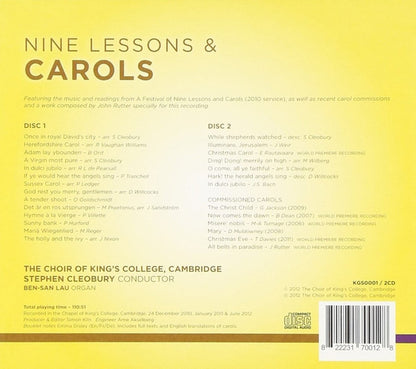 King's College Choir: Nine Lessons and Carols - Cleobury (2 CDs)