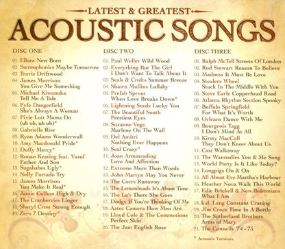 Latest & Greatest: Acoustic Songs (3 CDs)