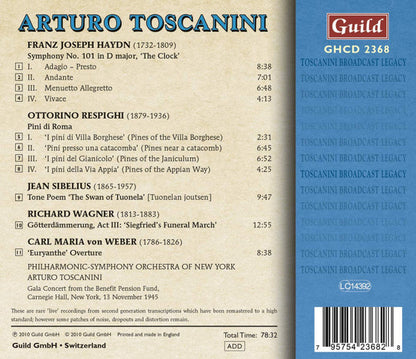 TOSCANINI: Gala Concert 1945 - Arturo Toscanini, Philharmonic Symphony Orchestra of New York