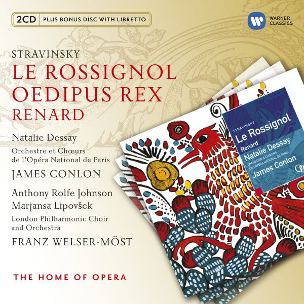 Stravinsky: Le Rossignol, Oedipus Rex - James Conlon, Franz Welser-Most (2 CDs)