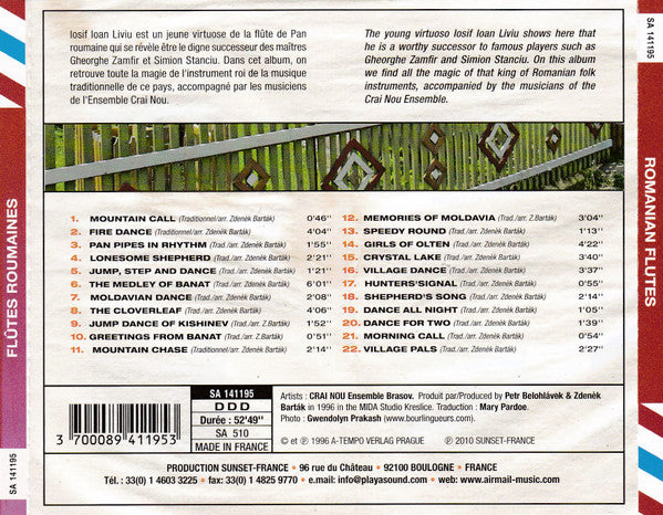 Les Flûtes Roumaines - CRAI NOU ENSEMBLE