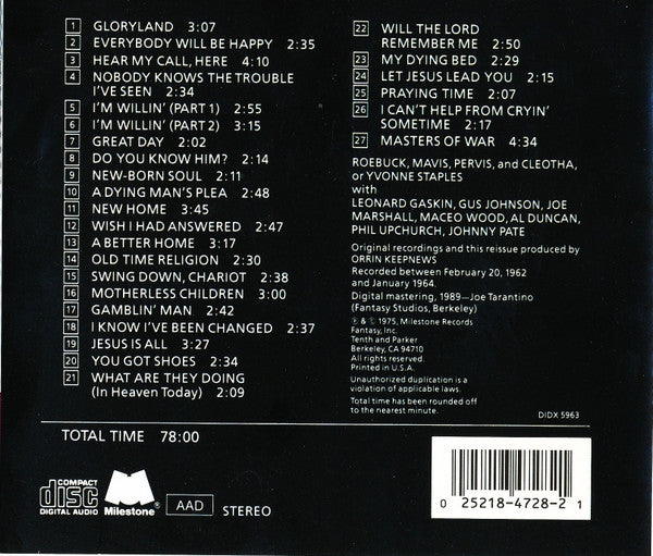 The Staple Singers: Great Day