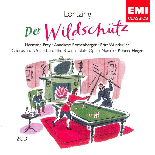 Lortzing: Der Wildschutz (Deluxe Edition) - WUNDERLICH / PREY / ROTHENBERGER / HEGER (2 CDS)