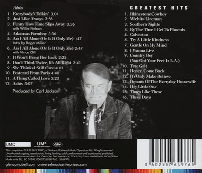 Glen Campbell: Adiós (2 CDs)