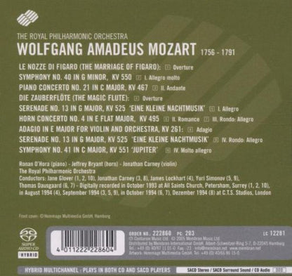 Mozart: The Best of Mozart - Royal Philharmonic Orchestra (Hybrid SACD)