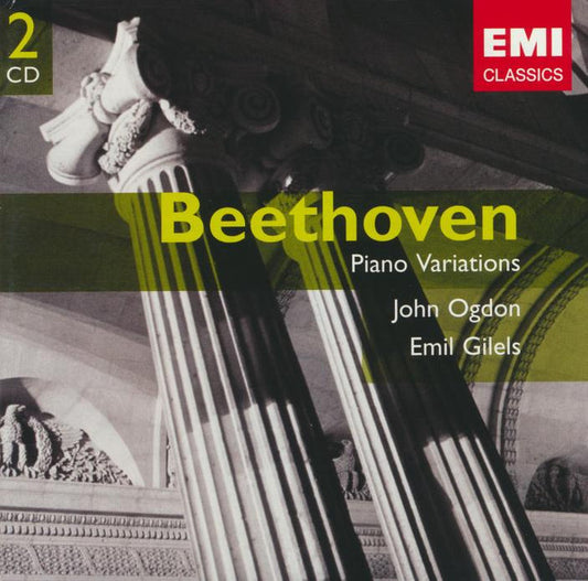 Beethoven: Variations For Piano - JOHN OGDON, EMIL GILELS