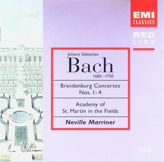 BACH: Brandenburg Concertos 1-4 - ACADEMY OF ST MARTIN in THE FIELDS, SIR NEVILLE MARRINER