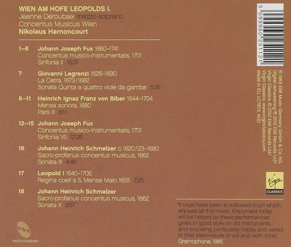 Vienna at the Court of Leopold I - Nikolaus Harnoncourt, Concentus Musicus Wien