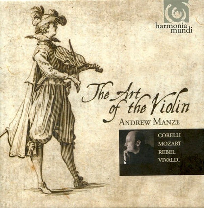 ANDREW MANZE: THE ART OF THE VIOLIN - CONCERTOS AND SONATAS (Vivaldi, Corelli, Revel, Mozart) - THE ENGLISH CONCERT, ACADEMY OF ANCIENT MUSIC (5 CDs)