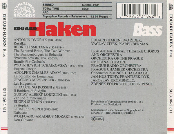 Eduard Haken: Bass