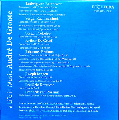 André De Groote - A Life in Music (10 CDs)