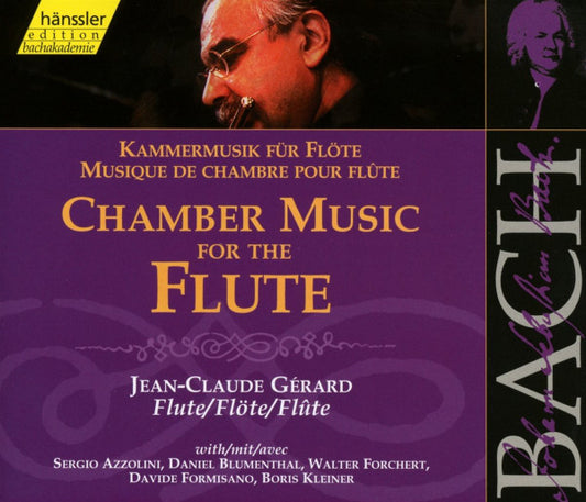 BACH: CHAMBER MUSIC FOR THE FLUTE - JEAN-CLAUDE GERARD (2 CDS)