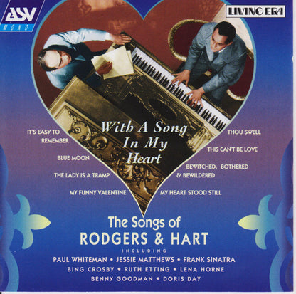 With A Song In My Heart: The Songs Of Rodgers & Hart - Various Artists