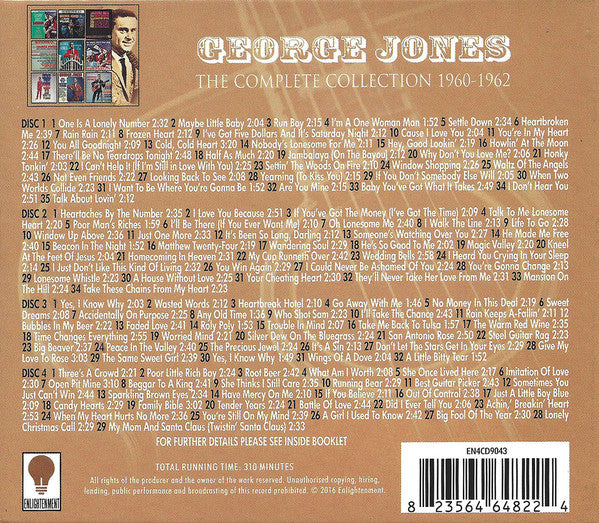 GEORGE JONES: The Complete Collection 1960 - 1962 (4 CDS)