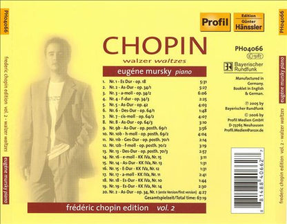 Chopin: 19 Walses, 4 Scherzi - Mursky