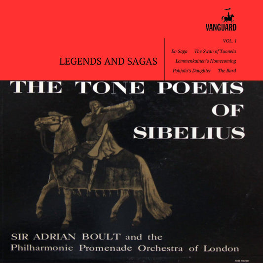 SIBELIUS: TONE POEMS, VOL. 1 - ADRIAN BOULT, PHILHARMONIA PROMENADE ORCHESTRA OF LONDON (DIGITAL DOWNLOAD)