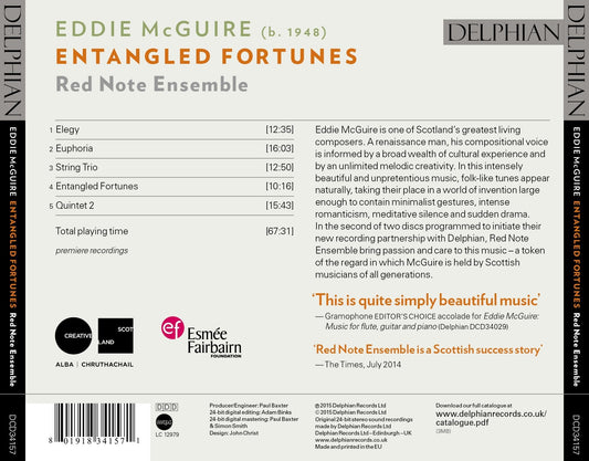 McGuire: Entangled Fortunes - Red Note Ensemble