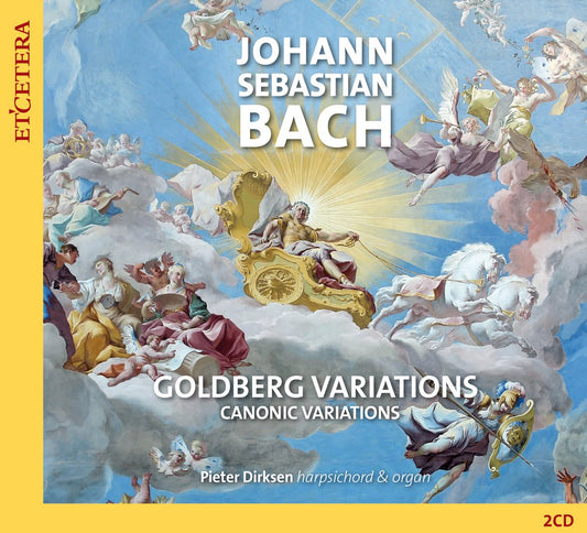 BACH: GOLDBERG VARIATIONS, CANONIC VARIATIONS - Pieter Dirksen, harpsichord and organ