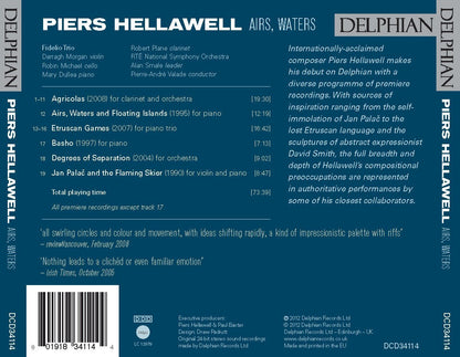 Hellawell: Airs, Waters - Fidelio Trio, RTÉ National Symphony Orchestra, Robert Plane, Pierre-André Valade