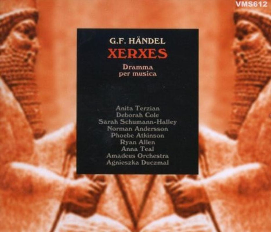 HANDEL: Xerxes - Terzian/Cole/Schumann-Halley/Amadeus Orchestra (3 CDs)