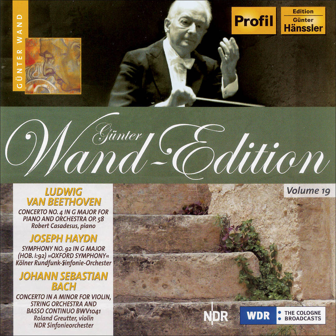 Günter Wand-Edition: Volume 19 (Beethoven, Bach, Haydn) - Symphonieorch. des Westdeutschen Rundf.