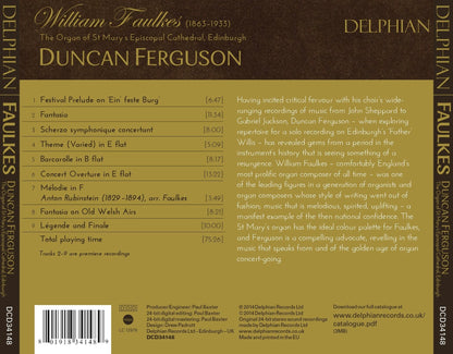 Faulkes: An Edwardian concert with England’s Organ Composer - Duncan Ferguson